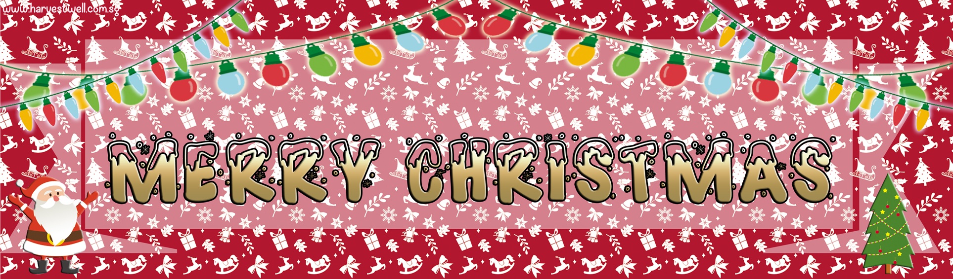 Christmas Party Customized Banner